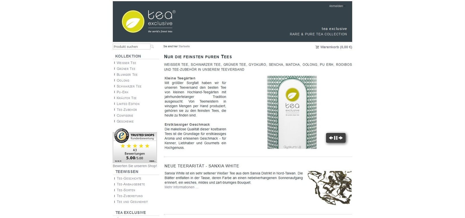 Tea-Exclusive.de - Nur die feinsten puren Tees